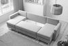 AX LIVING Sofa U Form mit Schlaffunktion Wesly U 290 cm – Elegantes Grau Bild 2