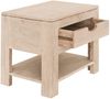 Nachttisch Akazie 50x35x45 white stone getüncht NATURE WHITE #91 Bild 2