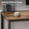 Computertisch 100x60x75 cm Holzplatte Metallgestell Home Office Esstisch Bild 4