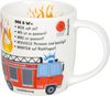 KÖNITZ 1172673026 Kid's Wissen Feuerwehr 230 ml aus Porzellan / Kinderbecher Bild 3