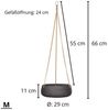 finestgreen Blumenampel Handgefertigte Blumenampel Hanging Eileen Bild 2