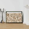 vidaXL Brennholzregal Olivgrün 90x28x65 cm Kaltgewalzter Stahl 864206 Bild 3
