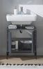 Waschbeckenunterschrank >Lucera< in Grau - 60x60x32 (BxHxT) Bild 3