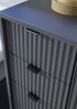 Waschbeckenunterschrank >Lucera< in Grau - 60x60x32 (BxHxT) Bild 4
