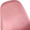 CLP 4er Set Esszimmerstühle Napier gepolstert bis 150 kg belastbar,pink Samt Bild 5