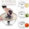 Joyfair Rührschüssel 4,5 L Edelstahl Salatschüssel Luftdichter Deckel 3 Bild 3
