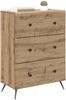 vidaXL Schubladenschrank Artisan-Eiche 66 x 34,5 x 90 cm Holzwerkstoff 895534 Bild 3