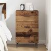 vidaXL Nachttisch mit Schubladen Altholz 40 x 40 x 66 cm Holzwerkstoff 882134 Bild 4