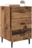 vidaXL Nachttisch mit Schubladen Altholz 40 x 40 x 66 cm Holzwerkstoff 882134 Bild 3
