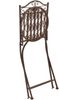 Bistroset Biella 3-tlg. klappbar Metall Edelrost-Braun [en. casa] Bild 5