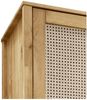 Kleiderschrank FRIA 4 Türen Wildeiche geölt mit Wiener Geflecht Bild 3