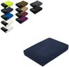 EXKLUSIV HEIMTEXTIL Frottee Spannbettlaken 90 - 100 x 200 cm Navyblau 80% Baumwolle 20% Polyester Öko - Tex Zertifiziert Bed-Sheet Bettlaken Spannbetttuch Topper Leinentuch Bild 5