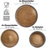 Moritz & Moritz SOLID 12tlg Geschirrset Beige Bild 2
