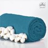 leevitex® Saunatuch Frottee XXL, (2-St), 80 x 200 cm, extra groß & saugfähig, Petrol/Seegrün Bild 4