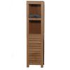 Badmöbel Set Bjurholm Teak Massivholz - Breite vom Unterschrank: 150 cm - Breite vom Spiegel: ohne Spiegel - Anzahl Hochschränke: 1 Hochschrank - Handtuchhalter: ohne Handtuchhalter Bild 2