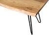 Sitzbank Baumkante 140 cm natur massiv Akazie Hairpin-Gestell schwarz 92369121 Bild 3