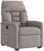 Relaxsessel, Fernsehsessel, Schlafsessel mit Aufstehhilfe Taupe Stoff Bild 4