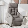 Relaxsessel, Fernsehsessel, Schlafsessel mit Aufstehhilfe Taupe Stoff Bild 2
