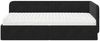 vidaXL Eckbettgestell Schwarz 90 x 200 cm Samt 3394087 Bild 5