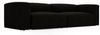 GRAINGOLD Sofa Landi, Couch mit Wellenfeder, mit Armlehnen, Cord-Stoff, Schwarz Bild 2