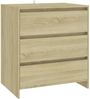 vidaXL Sideboard Sonoma-Eiche 70x41x75 cm Holzwerkstoff 809749 Bild 2