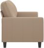 vidaXL 2-Sitzer-Sofa Cappuccino-Braun 120 cm Kunstleder 359136 Bild 4
