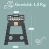 2er Set Klapphocker Hocker Faltbar Ultraleicht Falthocker Tritthocker Faltbar Aufstiegshilfe Pferd Camping Klapptritt Angelhocker Plastik Bild 3