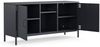 Metall Möbel Pera3, TV-Schrank 3 Regale - 130,5 x 40 x 64,5 cm Anthrazit Bild 3