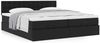 vidaXL Ottoman-Bett mit Matratzen Schwarz 200x200 cm Kunstleder 3311961 Bild 4
