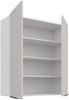 Küchen Hängeschrank 80 cm - Höhe 90 cm Küche COMO Kaschmir beige matt + Weiß matt Küchenzeile Küchenblock Küche Einbauküche Bild 2