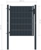 vidaXL Gartentor aus PVC und Stahl 100 x 81 cm Anthrazit 145232 Bild 4