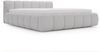 GRAINGOLD Cloud Low Bett 180x200, Polsterbett mit Bettkasten und Lattenrost, Bouclé-Stoff, Grau Bild 2