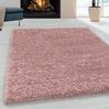 Hochflor Teppich Sima Läufer - 80x150 cm - Rosa Bild 2