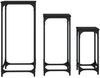 vidaXL Satztische 3 Stk. Schwarz Holzwerkstoff 838938 Bild 5