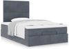 vidaXL Ottoman-Bett mit Matratzen Dunkelgrau 120x200 cm Samt 3313392 Bild 4