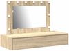 vidaXL Schminktisch mit Speicher Braun 100 x 40 x 70 cm Holzwerkstoff 865237 Bild 2