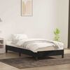 vidaXL Bettgestell ohne Matratze Schwarz 80x210 cm Samt 4101333 Bild 3