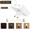 LQWELL LED Steckdosenleuchte Nachtlicht Steckdose Faltbar mit Dämmerungssensor, LED fest integriert, Nachtlampe Einstellbare Helligkeit, Automatisch Steckdosenlicht, Orientierungslicht Warmweiß, Bewegungsmelder, 1/2/3 Stück LED Nachtlicht Kinder Bild 3