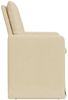 vidaXL Esszimmerstühle 2 pcs Creme 57 x 67 x 98 cm Stoff 42017923 Bild 5
