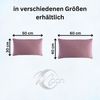 MOON Heimtextilien Kissenhülle 2er Pack Kissenbezug versch. Größen Polyester Reißverschluss Moon, Leinen-Optik Bild 4