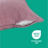 MOON Heimtextilien Kissenhülle 2er Pack Kissenbezug versch. Größen Polyester Reißverschluss Moon, Leinen-Optik Bild 3