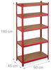 2 x Rotes Schwerlastregal zum Stecken Bild 4