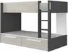 Vente-unique - TINOLI Bett Holz, Platte GrauBeige - B 108,5 cm x H 147 cm x L 205,6 cm Bild 4