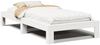 vidaXL Massivholzbett ohne Matratze Weiß 90x190 cm Kiefernholz 855338 Bild 2