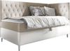 Boxspringbett 'Lenda Junior 3' beige 80x200 cm Rechts Bild 1