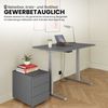 bümö höhenverstellbarer Schreibtisch 180 x 80 cm in graphit, Gestell graphit - Höhenverstellbar Elektrisch Stehpult mit 3-fach Speicher, Computertisch, Ergonomischer Steh-Sitz Tisch, Bürotisch, LXK65-19-G-G Bild 5