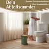 LS-LebenStil Kosmetikeimer Tretmülleimer Papierkorb 3L Soft Close Rund Fußpedal Mülleimer, Kosmetik-Mülleimer Treteimer Bad Badezimmer Küche Mülleimer Bild 3