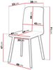 Esszimmerstuhl Lanoi (Farbe: Amor Velvet 4318) Bild 2