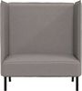 vidaXL Hoher Rücken Sofa 101cm Taupe Stoff 42010838 Bild 4