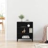 vidaXL Sideboard Schwarz Eichen-Optik 57 x 35 x 70 cm Holzwerkstoff 862592 Bild 4